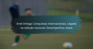 Ariel Ortega: Conquistas internacionais, Legado na seleção nacional, Desempenhos chave